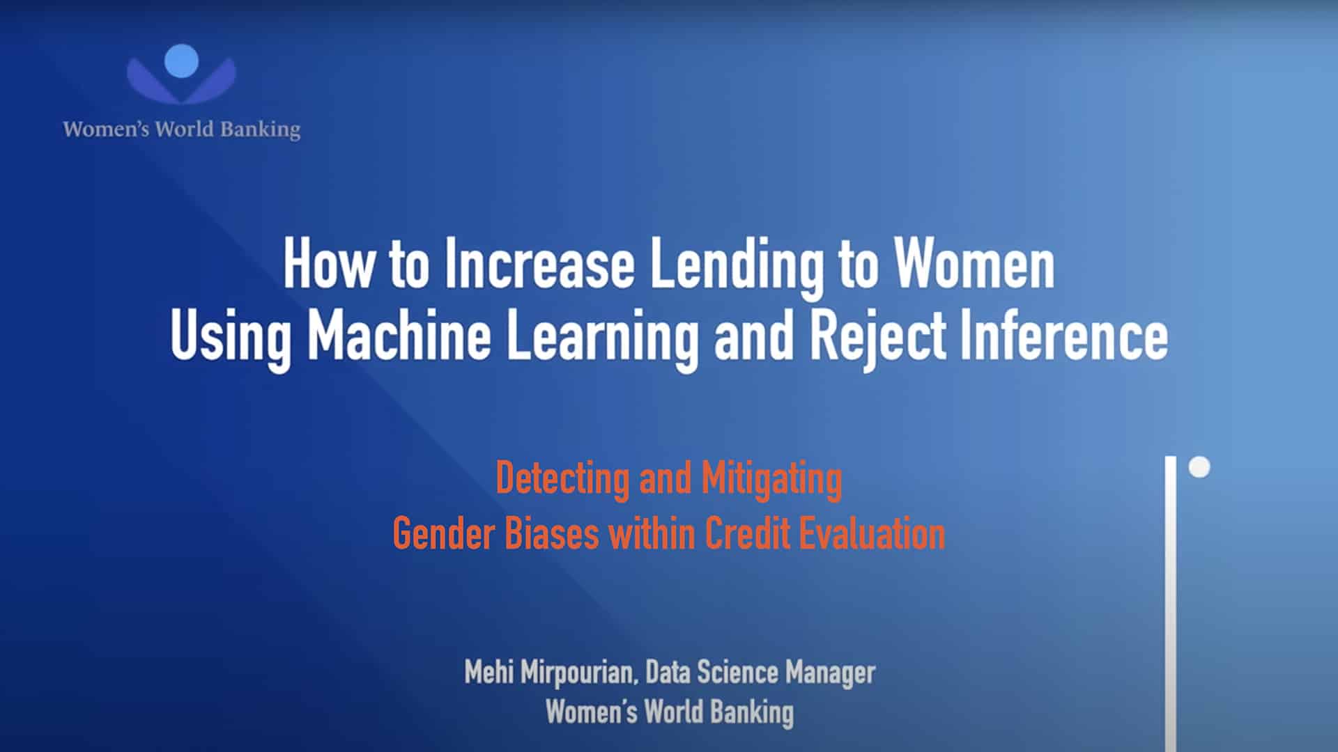 wwb courses Detecting and Mitigating Gender Biases within Credit Evaluation Processes